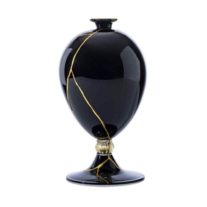 Veronese Kintsugi Nero con Foglie D'oro