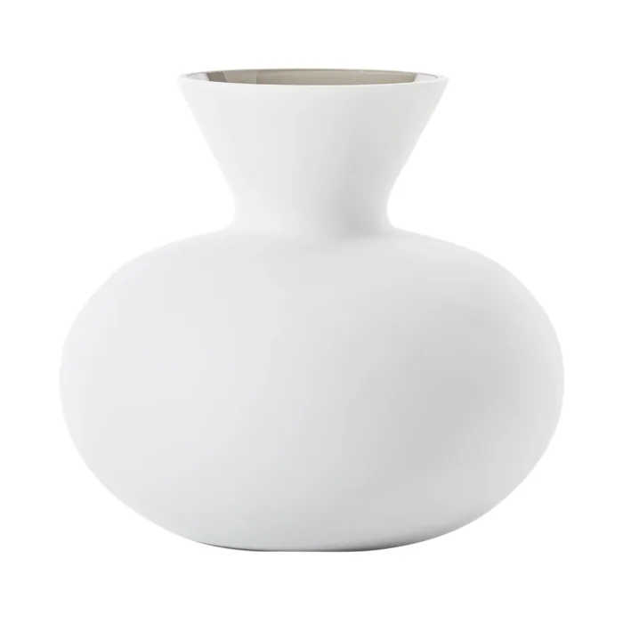 Idria largo, Venini, vaso in vetro opalino soffiato Murano, h27 x ⌀30, 4 colori - immagine 3