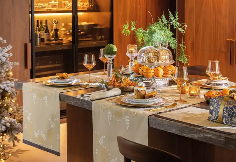 tovaglia natalizia le jacquard francais